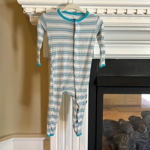 Striped Kickee Pants pajamas size 6-12 months